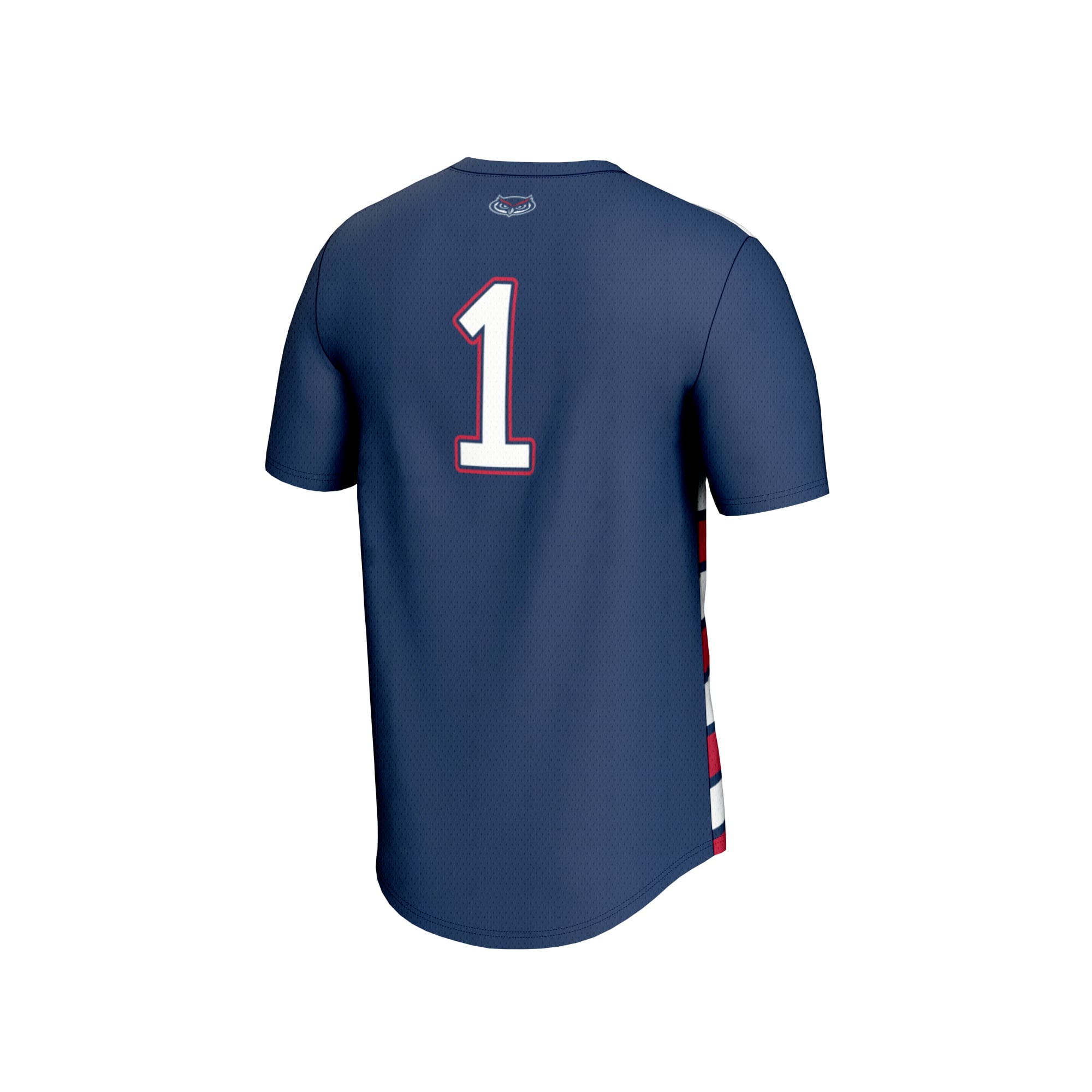 #1 Florida Atlantic Owls GameDay Greats Youth Lightweight Collegiate Soccer Fashion Jersey - Navy/Red