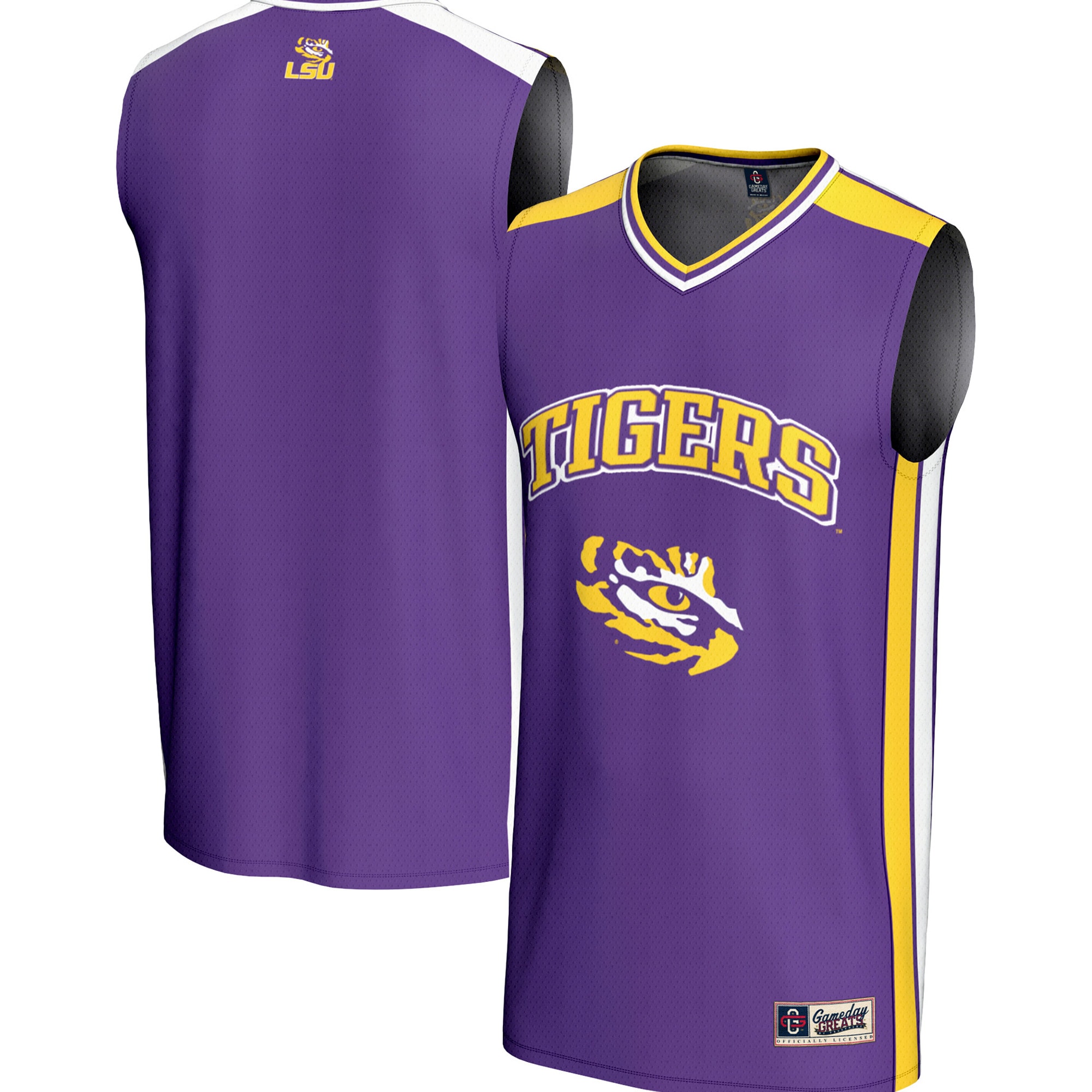 [DDG] Women's LSU Tigers GameDay Greats Spirit Basketball Jersey - Purple