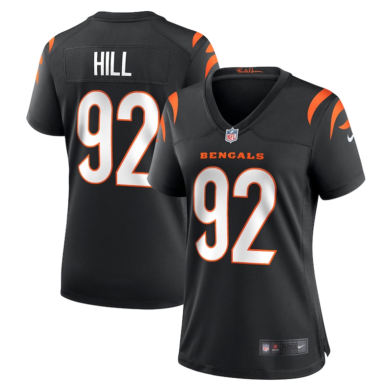 None B.J. Hill CIN Bengals Powerful Premium Jersey Football Apparel