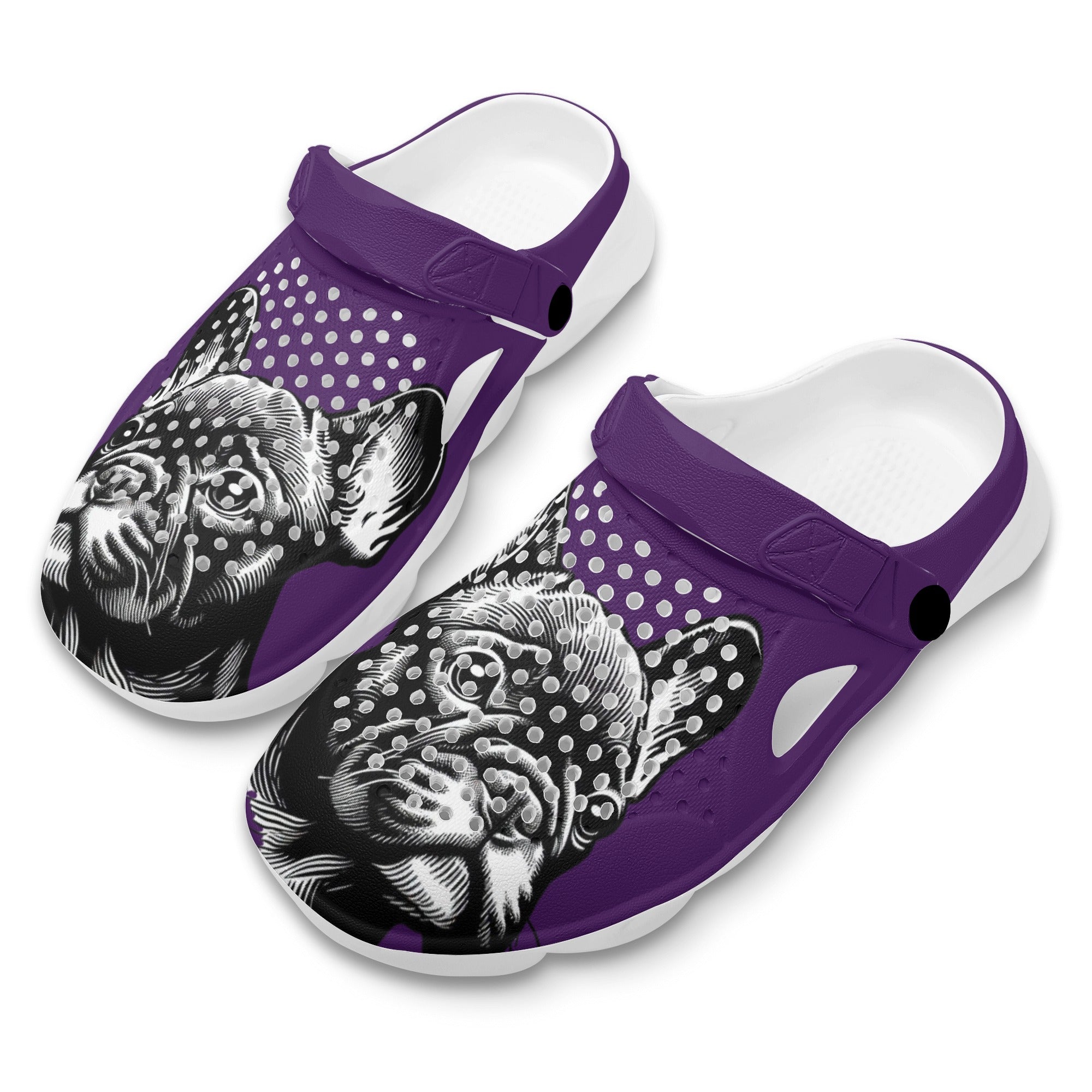 Frenchie-Fan Kona - Summer Hollow Out Clogs for Street Style Durable