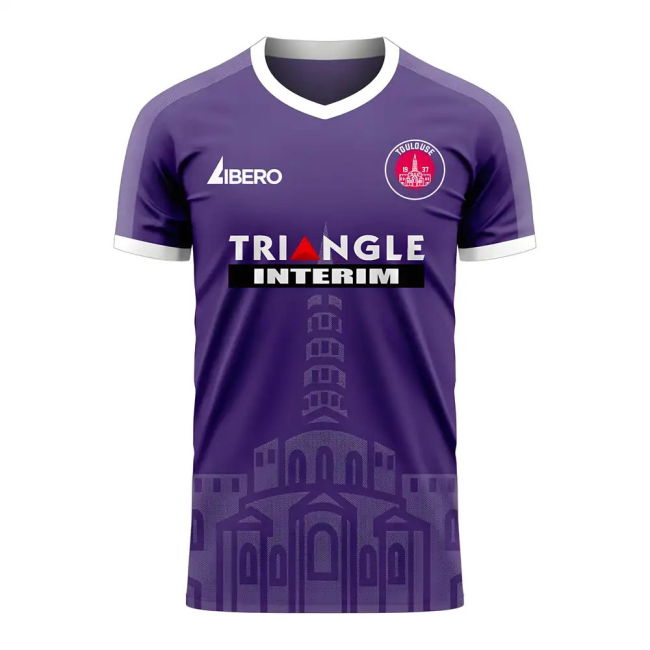 Toulouse 2025-2026 Home Concept Football Kit (Libero) - Womens