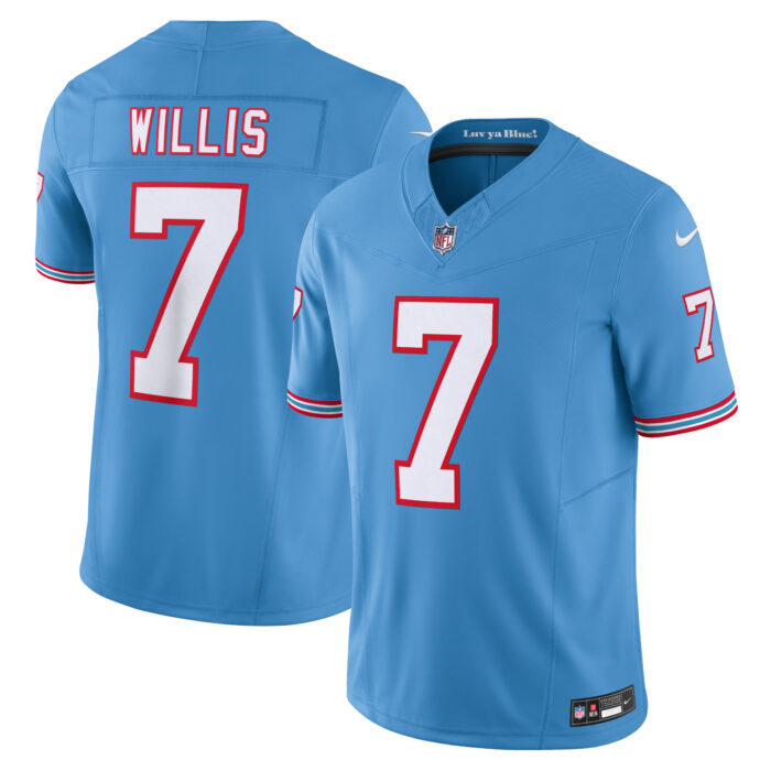 None Men's Team Captain TEN Titans Durable Jersey for NFL Fans