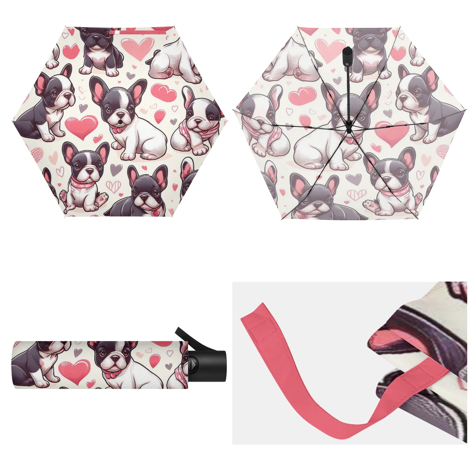 French Bulldog Leo - Durable Umbrella Outdoor Use | Comfort Fit