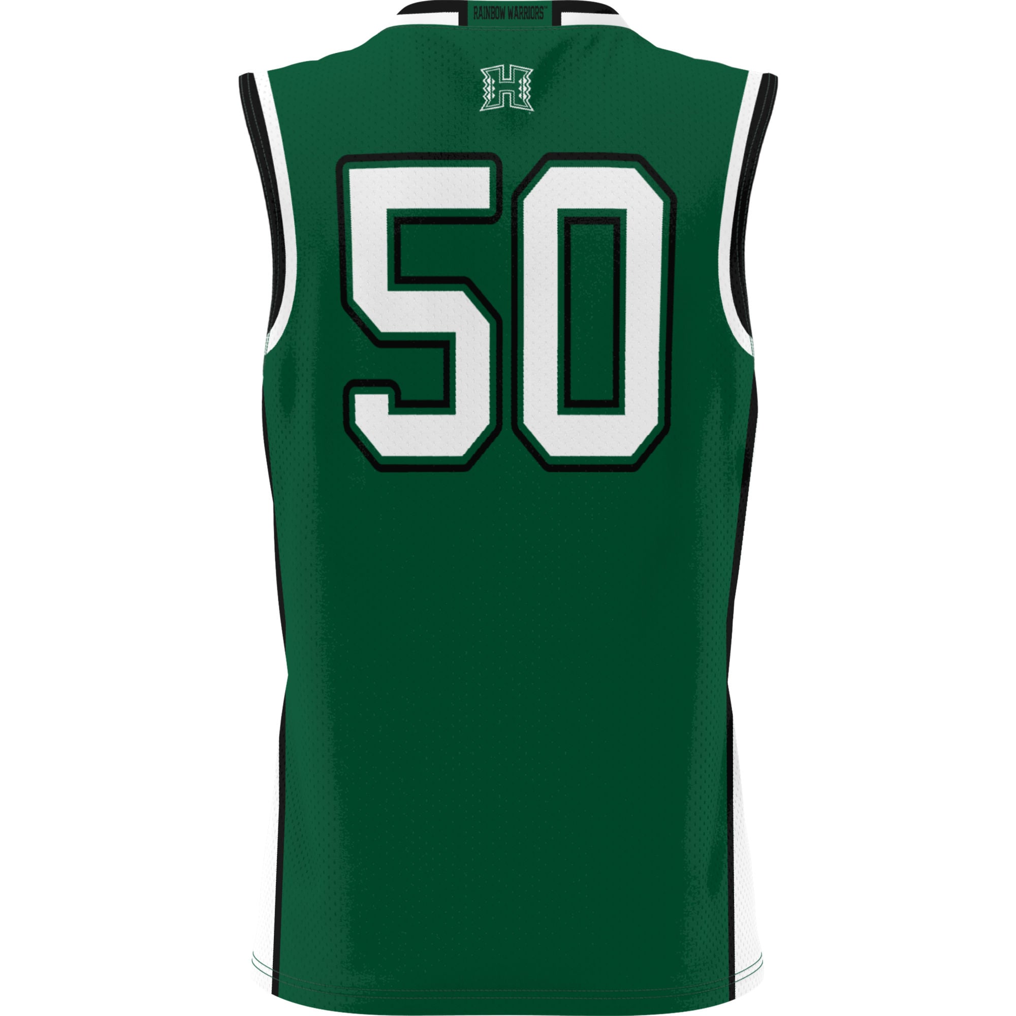 #50 Hawaii Rainbow Warriors GameDay Greats Unisex Lightweight Basketball Jersey - Green