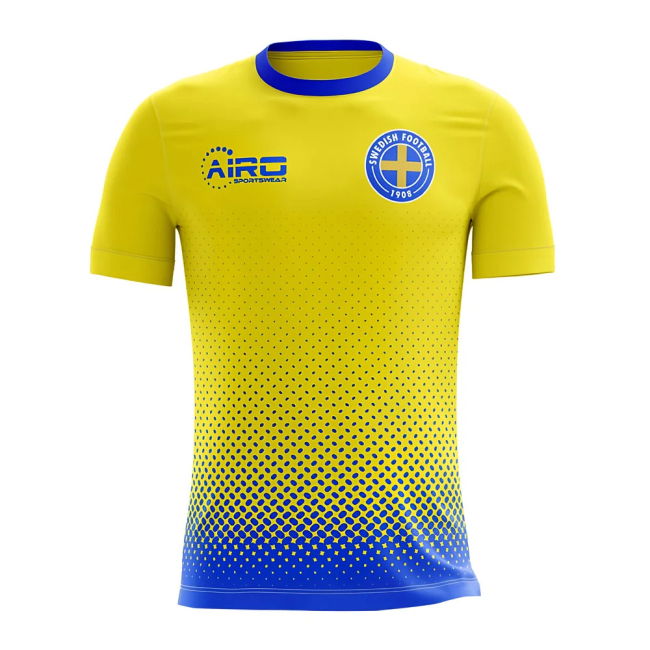 Kids Exclusive Sweden Home Collector Jersey 2025-2026 (Ibrahimovic 10)