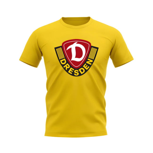 Dynamo Dresden Badge T-Shirt (Yellow)