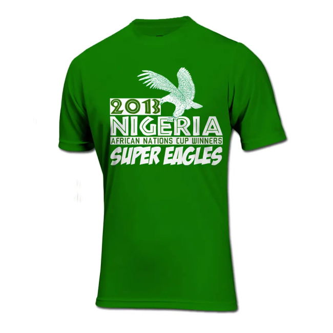 Match-Ready 2013 Nigeria African Nations Winners T-Shirt (Green)
