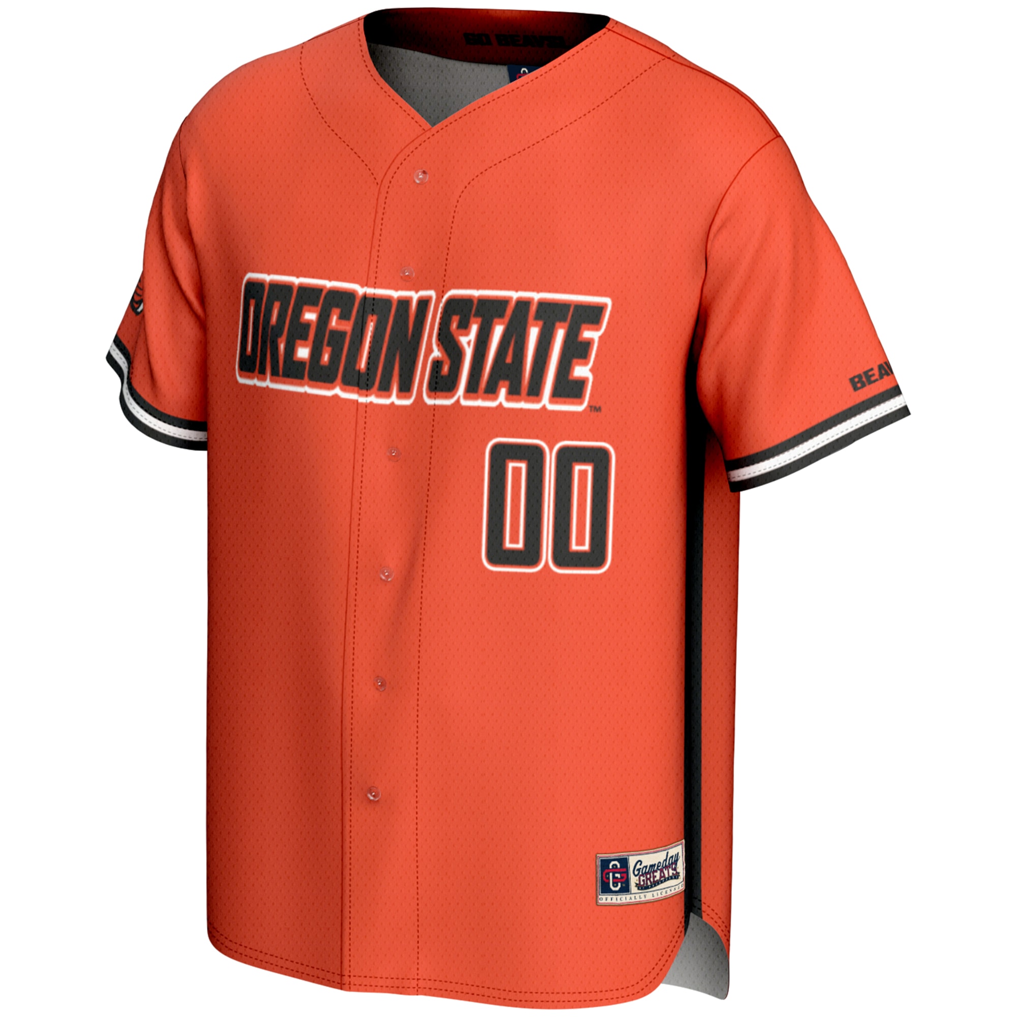 [DDG] Oregon State Beavers GameDay Greats NIL Pick-A-Player Lightweight Baseball Jersey - Orange