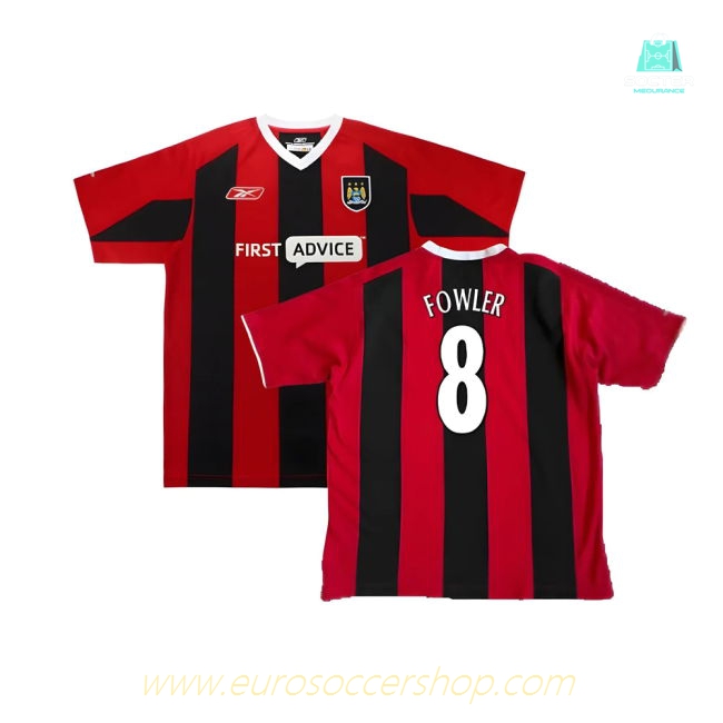Manchester City 2003-04 Away Shirt ((Very Good) XL) (Fowler 8)