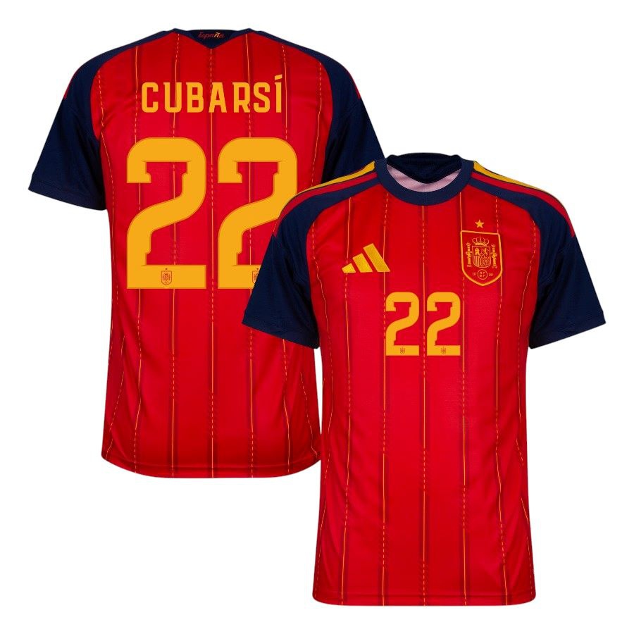 [JED] Spain Home Jersey 2026 2027 Cubarsi