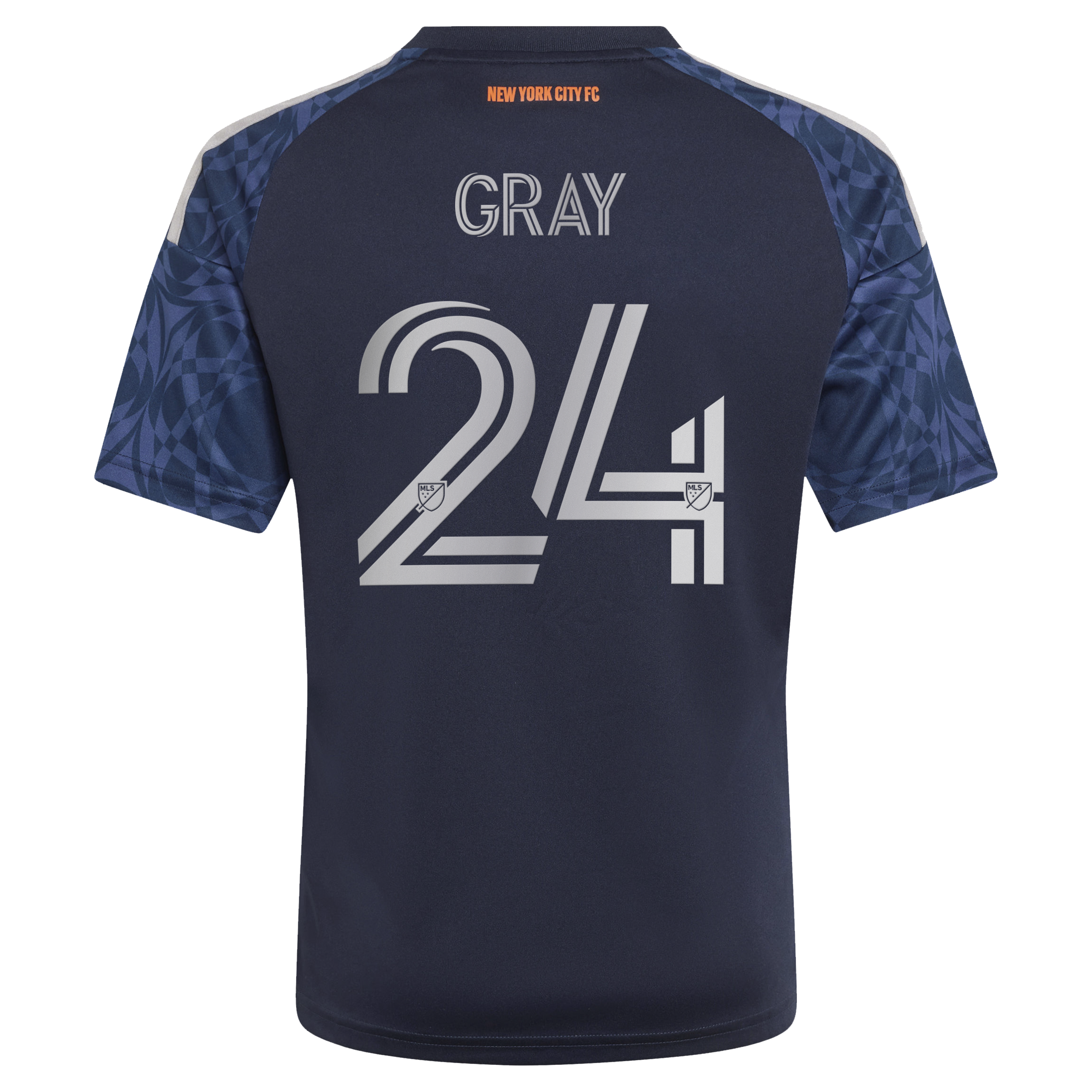 [JED] Tayvon Gray New York City FC Youth 2026 The All Nations Kit Replica Jersey - Blue