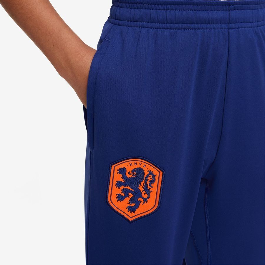 Holland Training Trousers Dri Fit Strike Deep Royal Blue/safety Orange