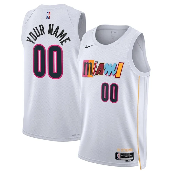 Miami Heat MIA Swingman Jersey - official trendy - White athletic