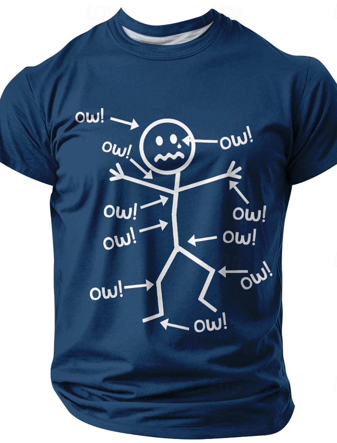 Men's T-Shirt Funny Graphic Short Sleeve UNDIAGNOSED BUT SOMETHING AIN'T RIGHT Lifestyle Humor Tee