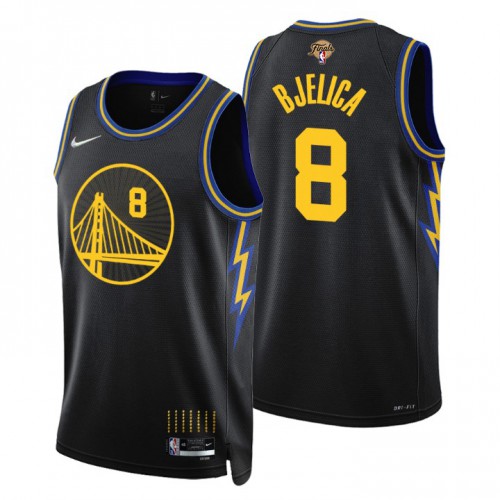 GSW Black Nike S. Warriors #8 NBA Jersey NBA Fan Apparel Game Day Wear