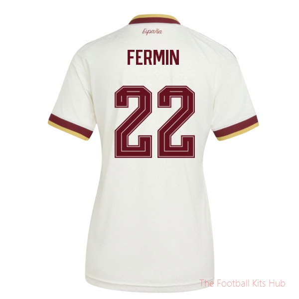 [LK] 2026/27 Spain Away Shirt (Womens) (Fermin 22)
