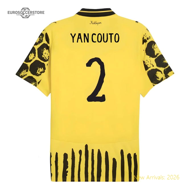 Replica Football Club Home Yan Couto Jersey Durable Durable