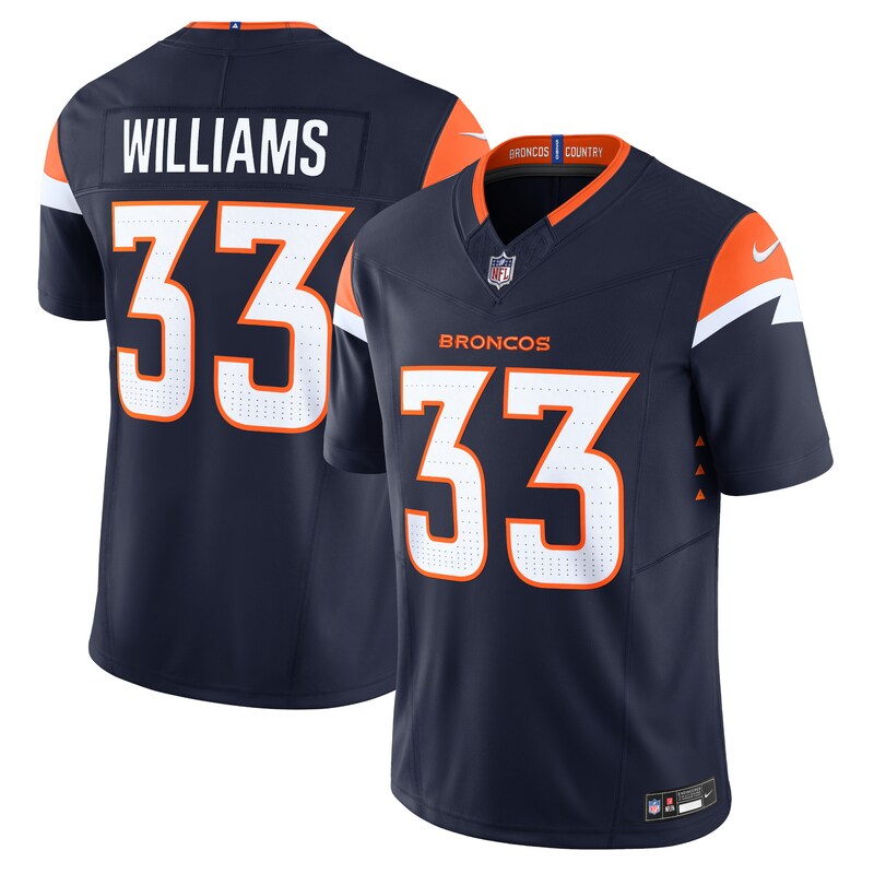 None Javonte Williams DEN Broncos Bold Budget-Friendly Jersey