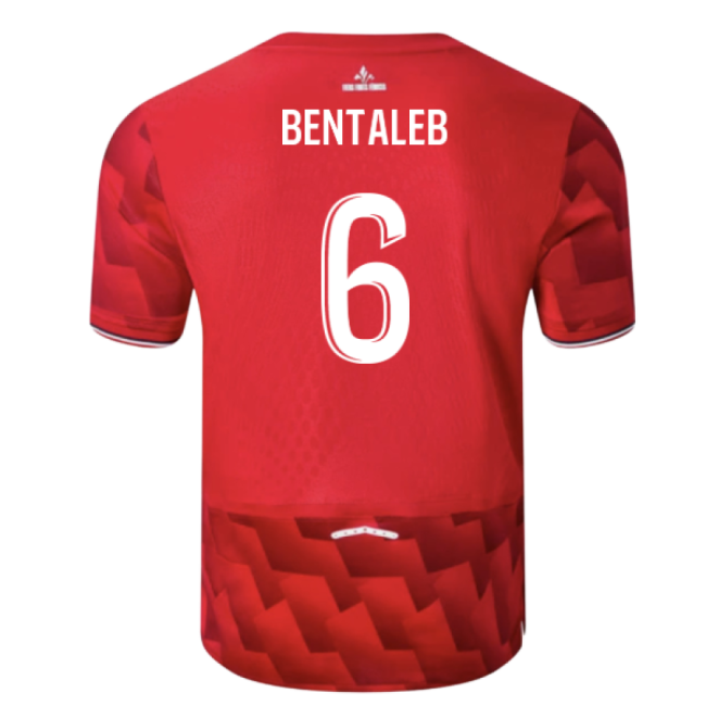 Best-Selling Official 2025-2026 Lille Home Shirt (Bentaleb 6)