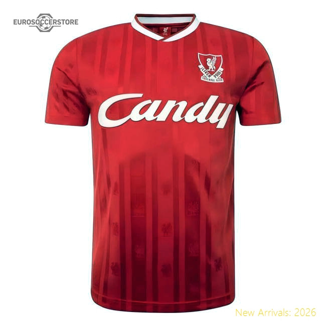 Liverpool 1988-89 Home Fan Version For Adults Shirt Soccer Jersey