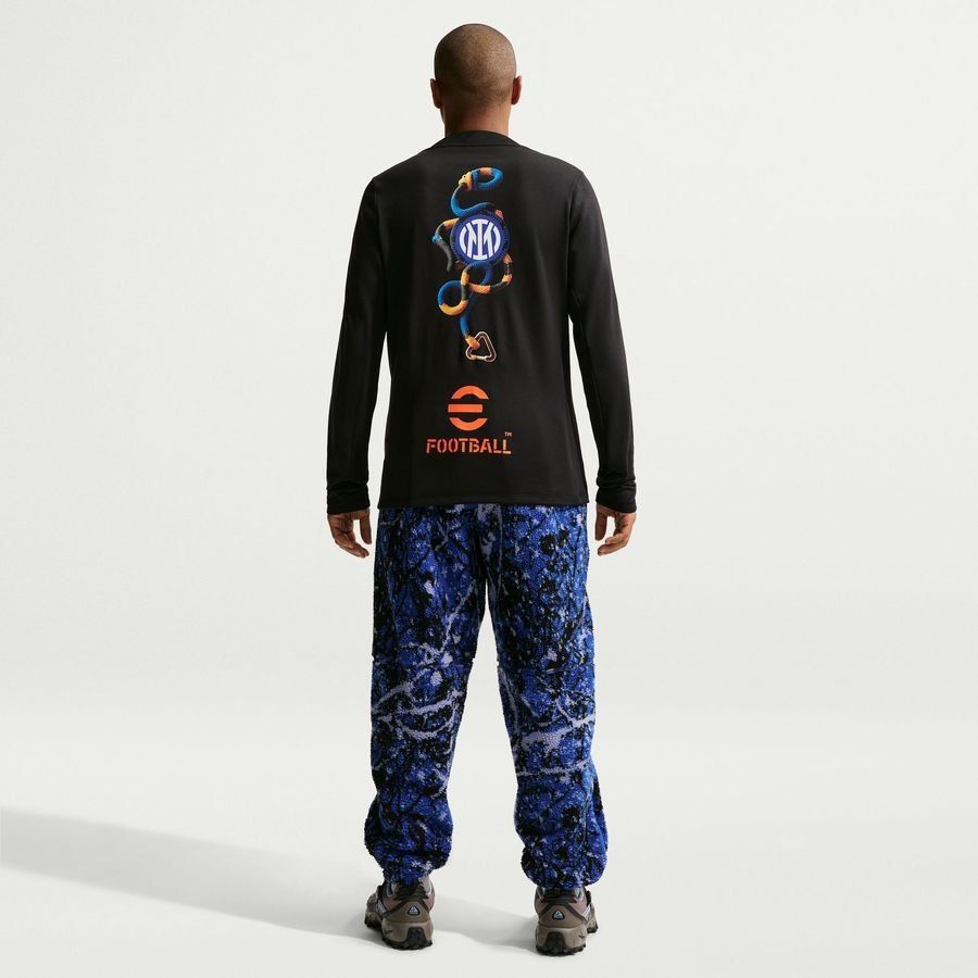 [EFKS] Inter ACG Dri FIT Academy Pro Pre Match Warm Black/Safety Training Orange Kit X