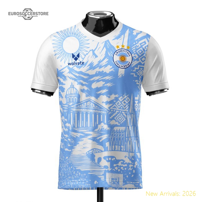 Argentina Heritage 20242025 Regular Jersey  Official Modern