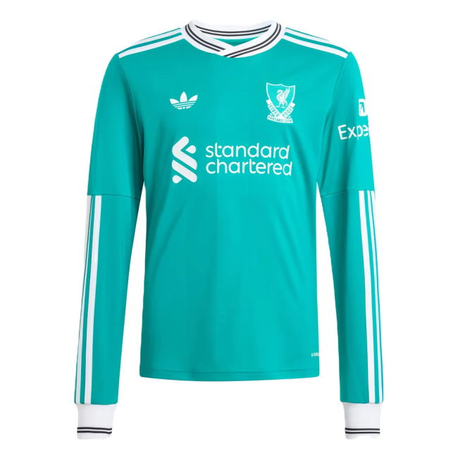 vintage 2025-2026 Liverpool Long Sleeve Third Shirt (Kids) (Jones 17)