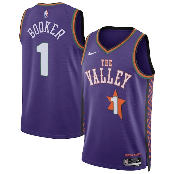 Devin Booker PHX Swingman Jersey - classic Basketball sports