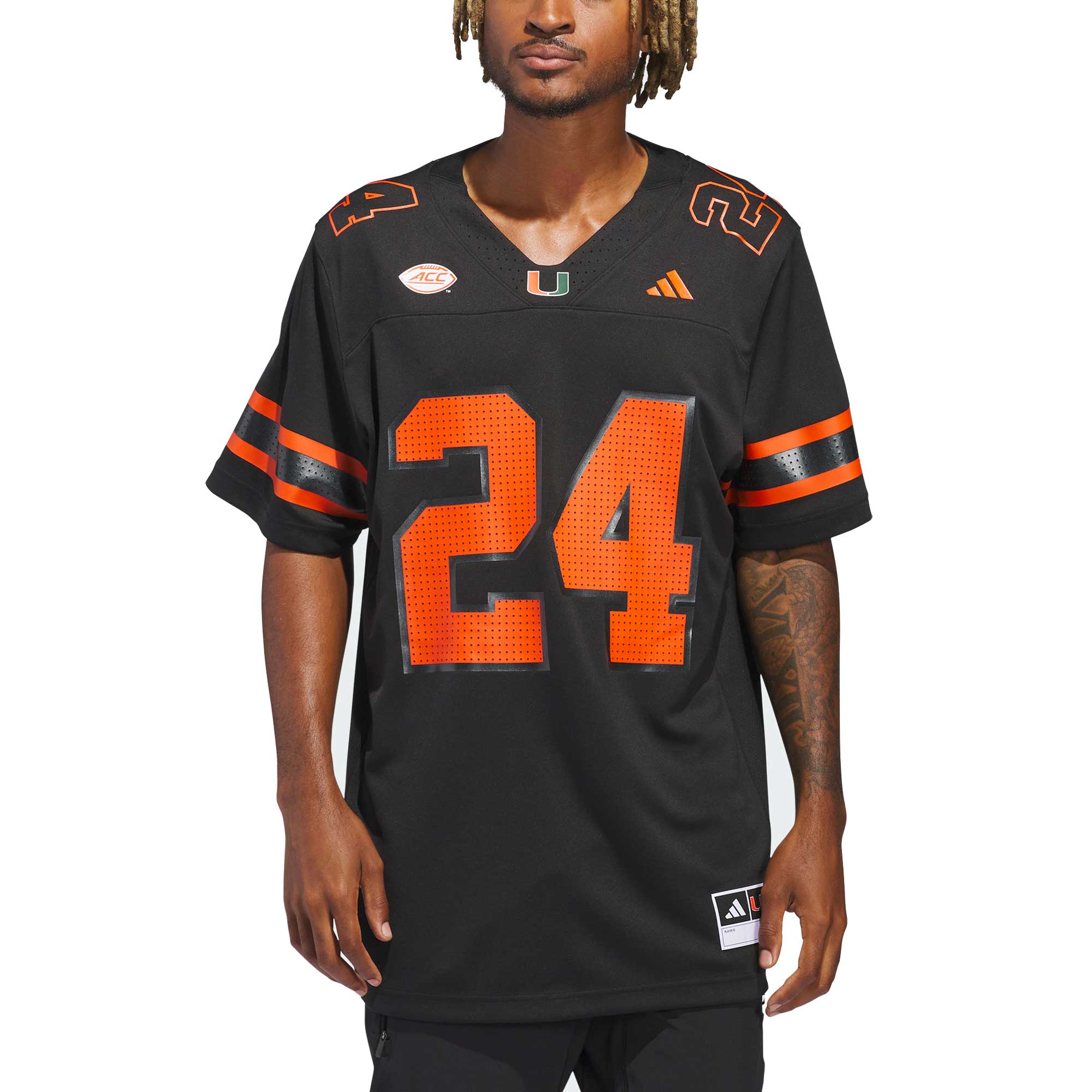 [DDG] Miami Hurricanes Premier Strategy Jersey - Black