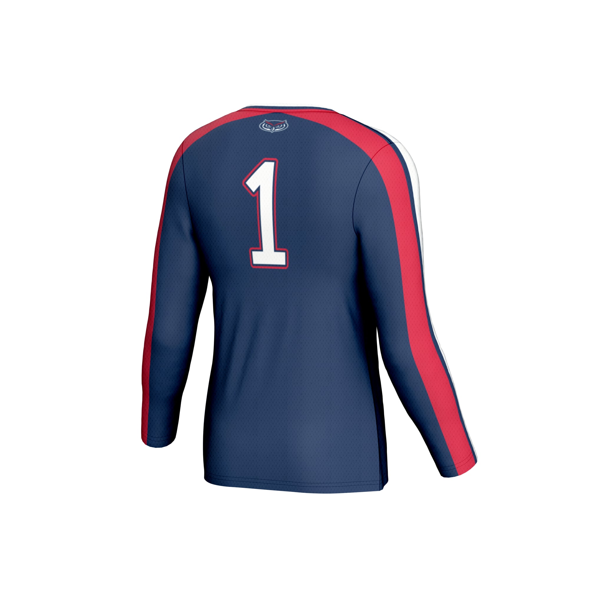 #1 Florida Atlantic Owls GameDay Greats Youth Lightweight Collegiate Volleyball Fashion Jersey - Navy