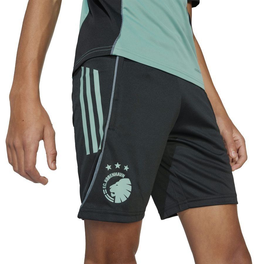 FC Copenhagen Training Shorts Tiro 25 - Black/Onix/st Fade Ocean Kids