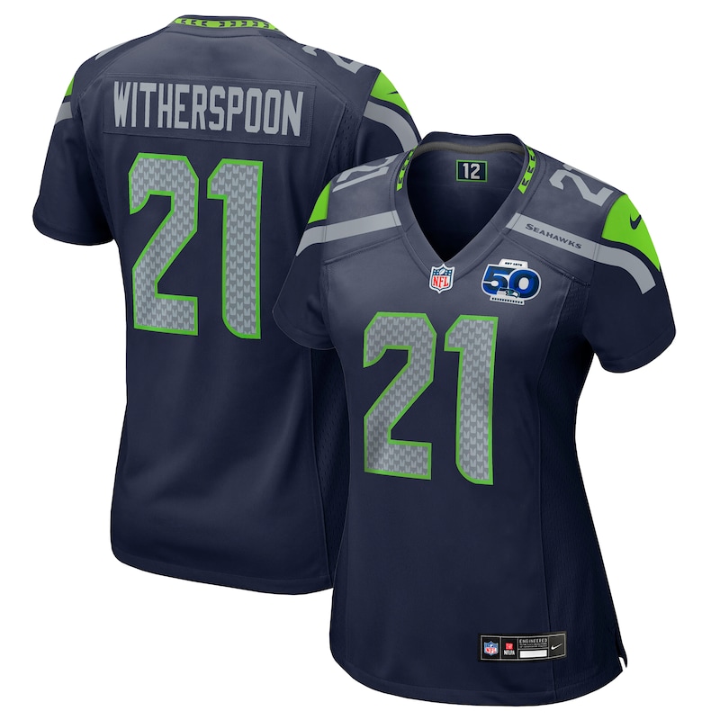 None Devon Witherspoon Team Captain SEA Seahawks Premium-Quality Je...