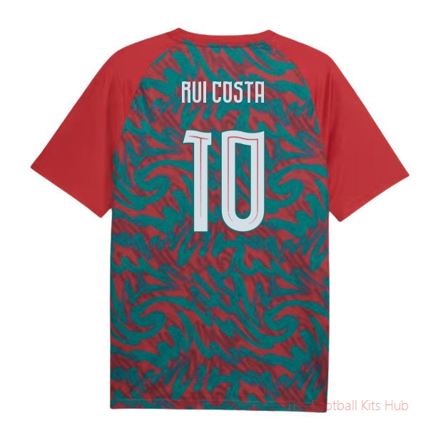 2026-2027 Portugal Warm Up Jersey (Red) (Rui Costa 10)