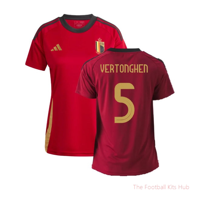 2024-2025 Belgium Home Fan Shirt (Ladies) (Vertonghen 5)