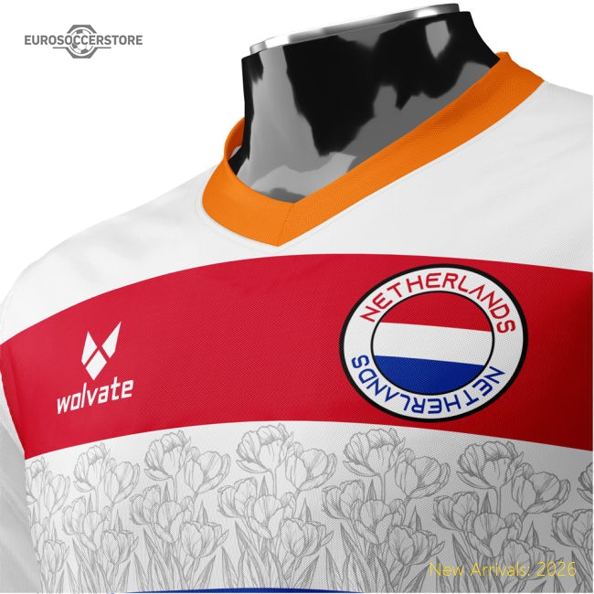 Netherlands Heritage Football Jersey (Wolvate) Adult Short Sleeve