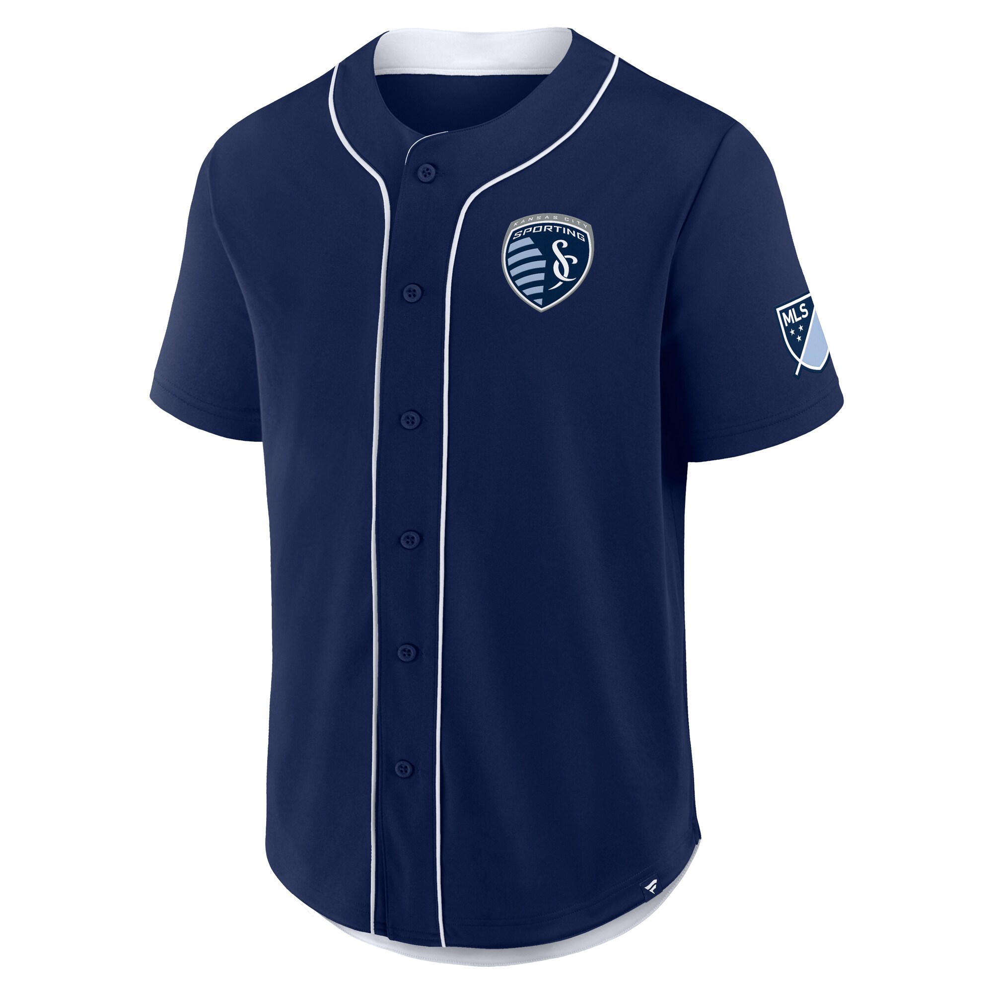 [SJH] Sporting Kansas City Injury Time Baseball Jersey - Navy