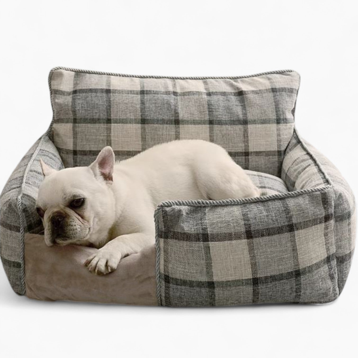 French Bulldog Cozeo Frenchie Detachable Bed – Soft Breathable Washable