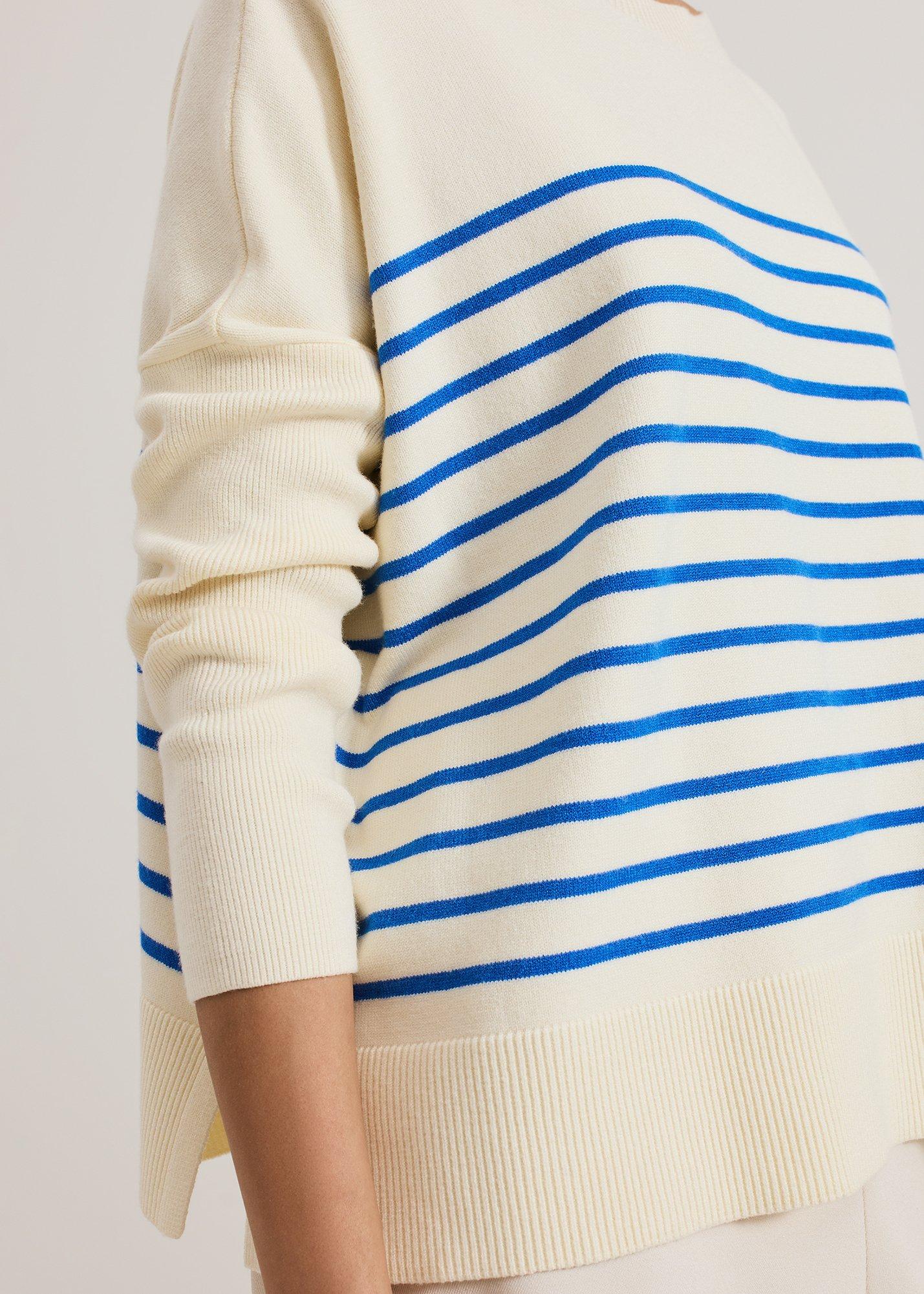Sadie Stripe Boxy Jumper