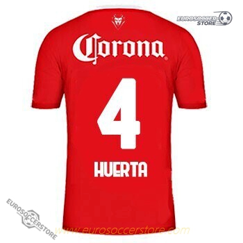 Toluca HUERTA 4 Home Football Shirt 23-24 Season