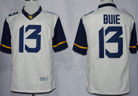 Men's None White 2013 premium Andrew Buie #13 home jersey Jersey