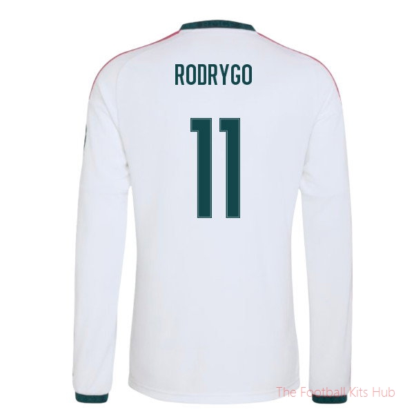 Real Madrid 2026-2027 Long Sleeve Home Shirt (Rodrygo 11)