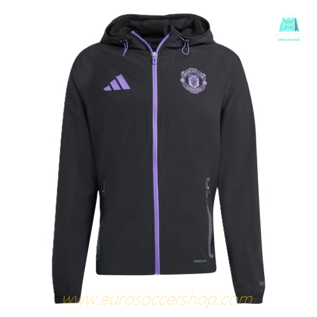 2025-2026 Man Utd Competition Vis Tech Jacket (Black)
