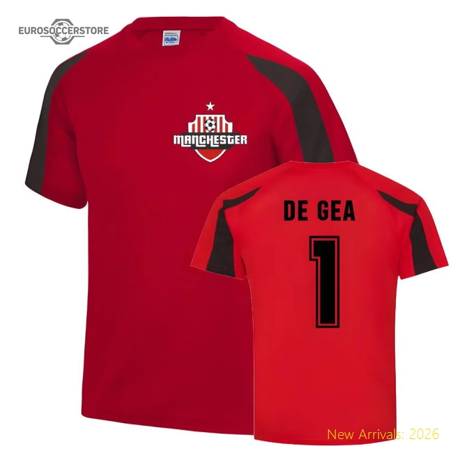 David Classic De Gea Man Utd Sports Training Jersey Red