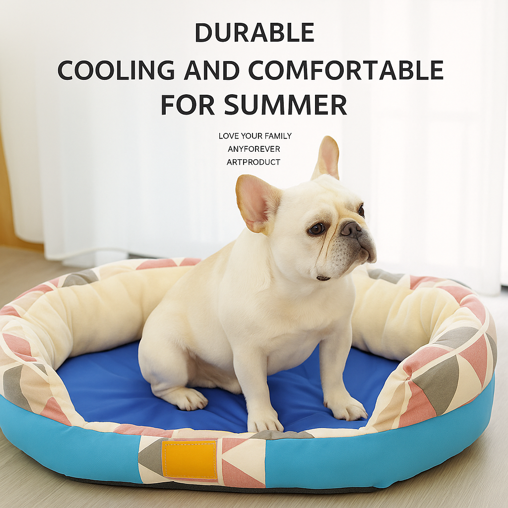 French Bulldog Aircooly Frenchie Cooling Bed – Non Icy Soft Breathable