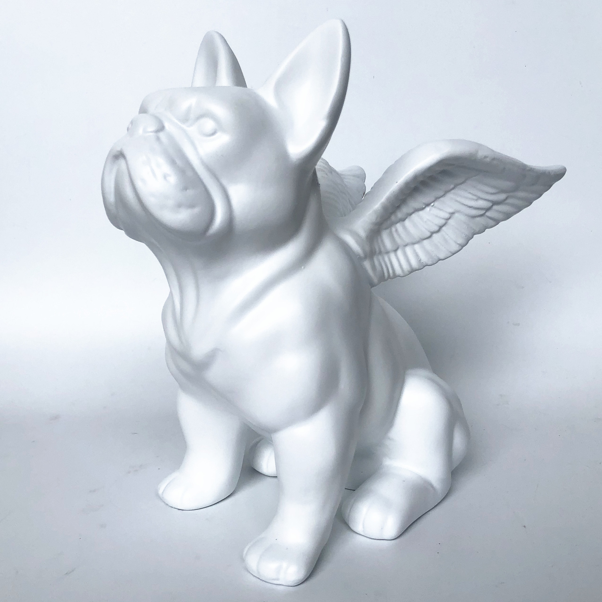 CanineGlo Adorable French Bulldog Statue Angel