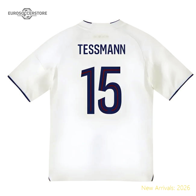 Supporter 2025-2026 Olympique Lyon Home Shirt (Kids) (Tessmann 15)