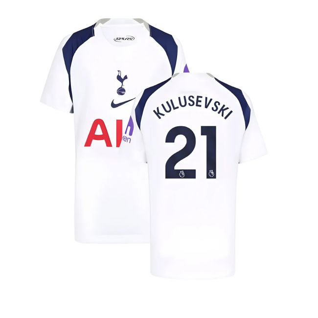 2025-20 Tottenham Authentic Home Jersey Kulusevski #21 L M S Kids