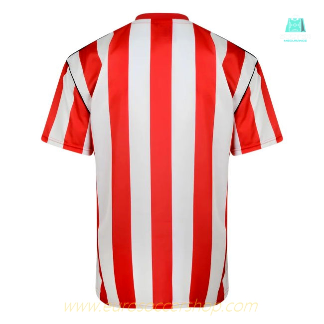 Score Draw Sunderland 1990 Retro Football Shirt