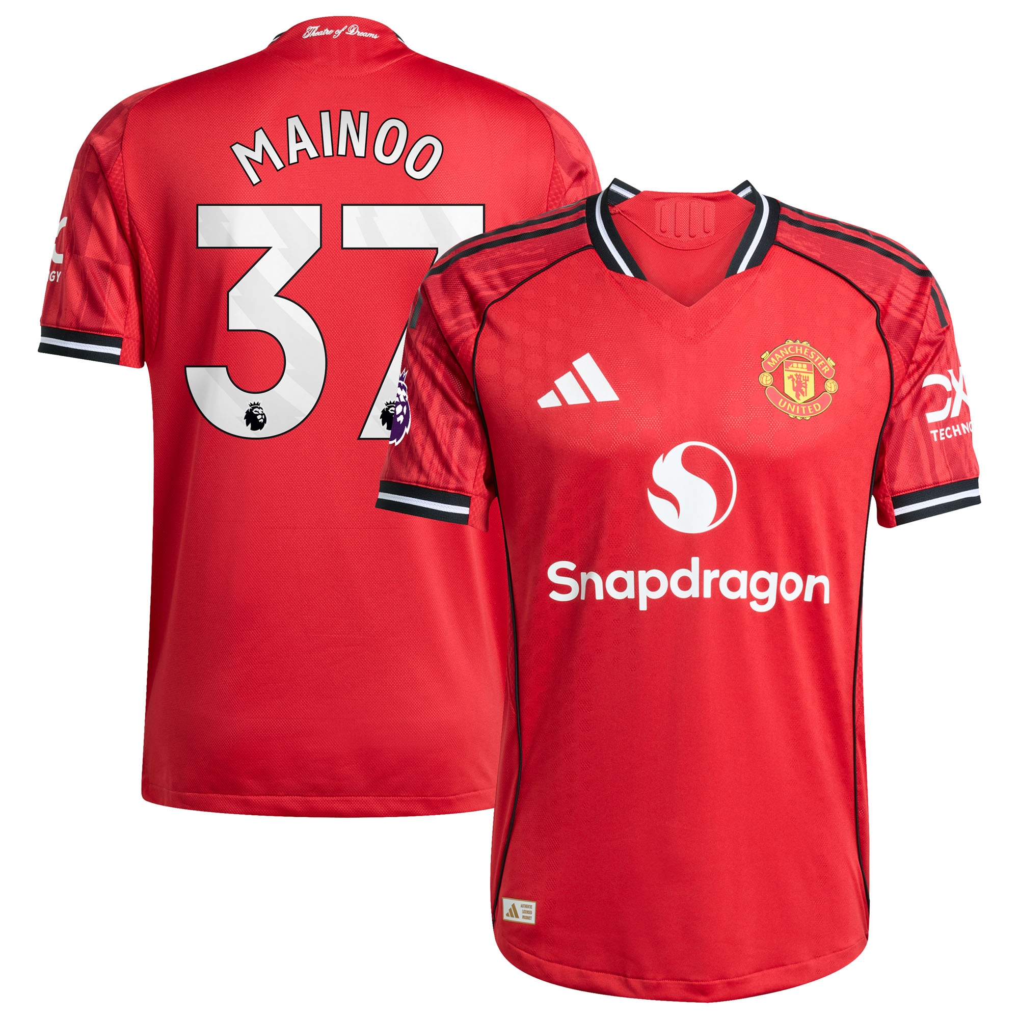 Man Utd Men's 2025 Official Authentic - Official Merchandise -