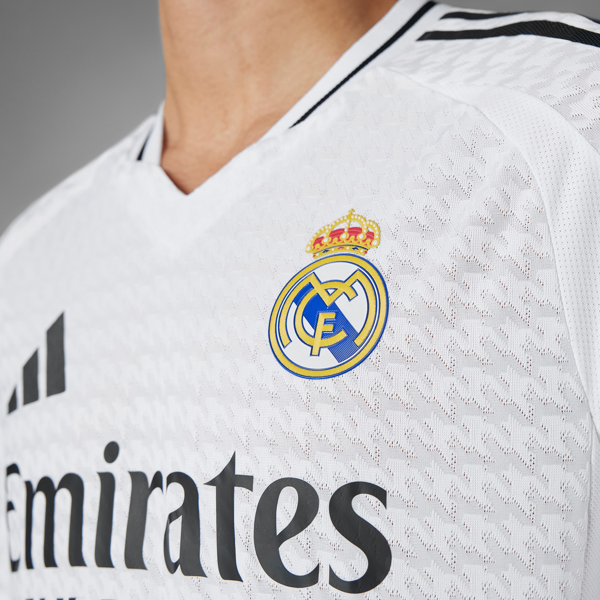 [ESK] Vini Jr. Real Madrid 2024/25 Home Authentic Player Jersey - White